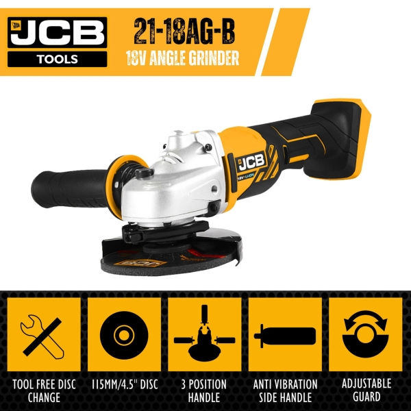 JCB Complete 18V Gereedschapskit incl. JCB Site Kit en accessoires | JCB-18V-SITEKIT-1 - Afbeelding 8