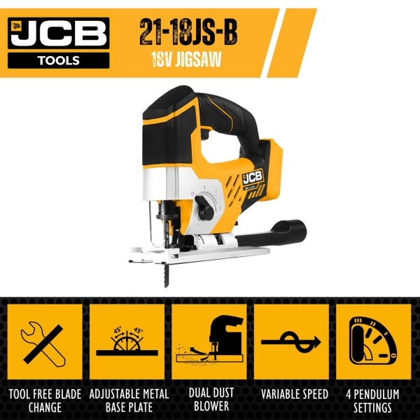 JCB Complete 18V Gereedschapskit incl. JCB Site Kit en accessoires | JCB-18V-SITEKIT-1 - Afbeelding 6