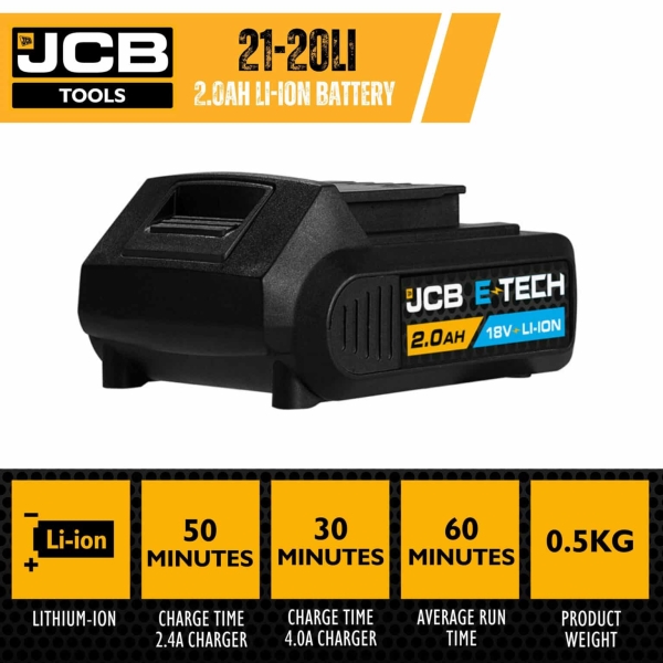 JCB Complete 18V Gereedschapskit incl. JCB Site Kit en accessoires | JCB-18V-SITEKIT-1 - Afbeelding 9