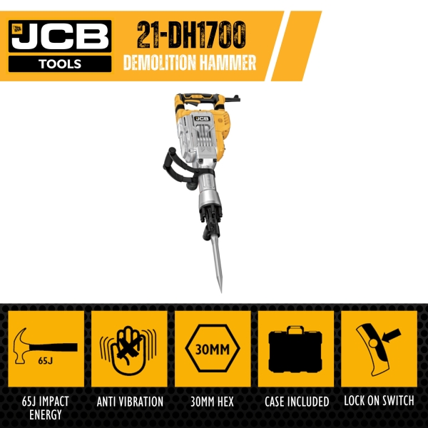 JCB 1700W Breekhamer | 21-DH1700 - Afbeelding 9