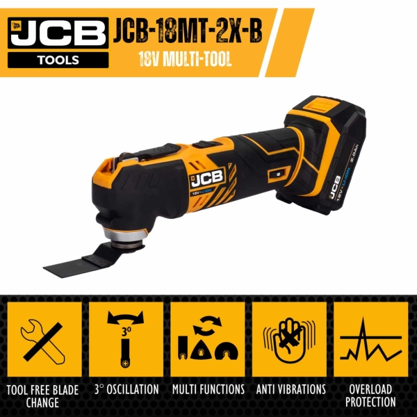 JCB Complete 18V Gereedschapskit incl. JCB Site Kit en accessoires | JCB-18V-SITEKIT-1 - Afbeelding 5