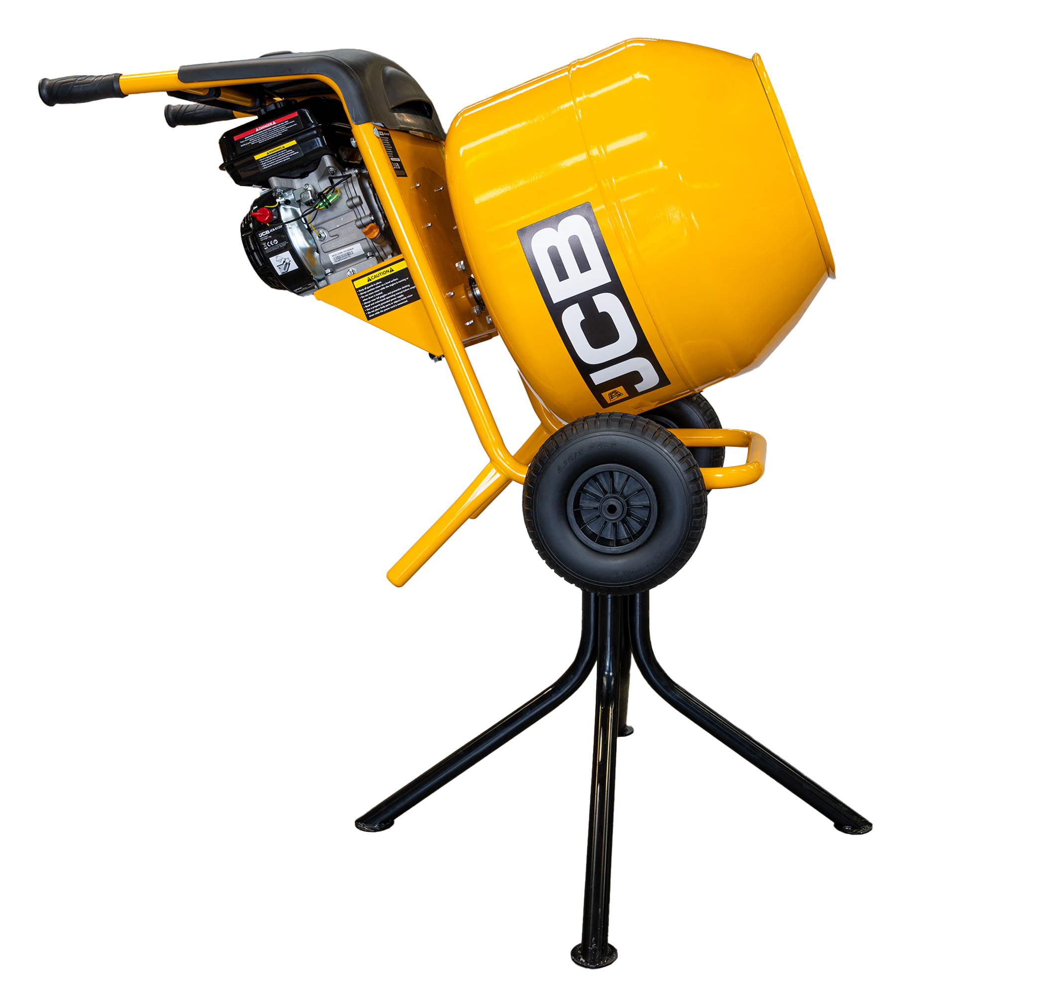 JCB Benzine 133cc 134L Naadgelaste Cementmixer 100L Werkcapaciteit | JCB-CM150P - Afbeelding 14