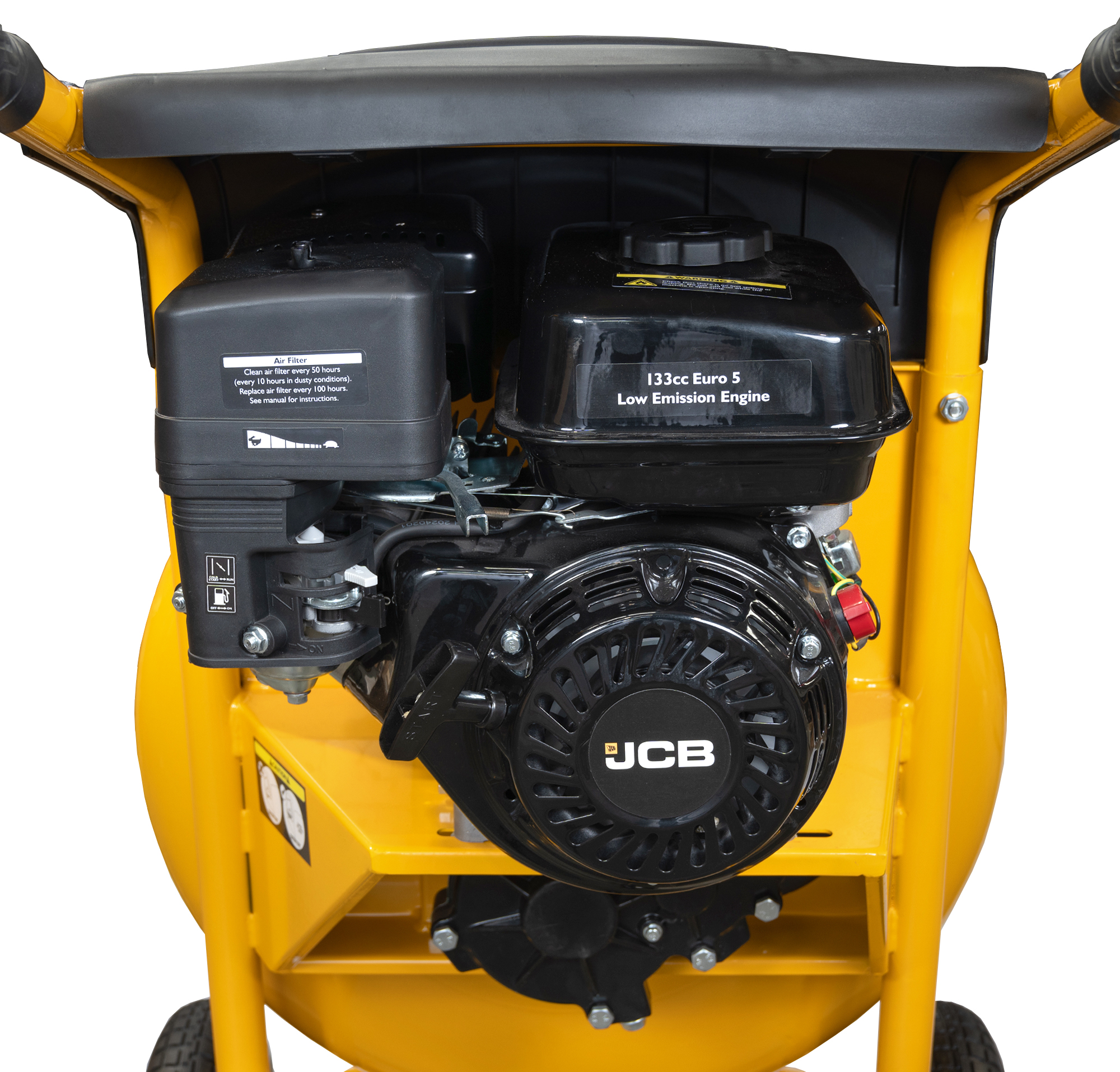 JCB Benzine 133cc 134L Naadgelaste Cementmixer 100L Werkcapaciteit | JCB-CM150P - Afbeelding 6