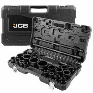 JCB 26-delige Slagdoppenset incl. ratelsleutel en verlengstukset | JCB-68262-9MPB